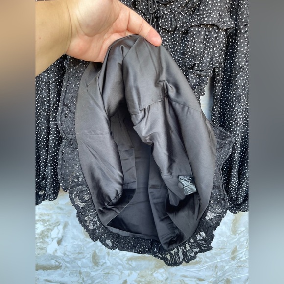 For Love & Lemons  Lelia Mini Dress in Black size XL - Picture 10 of 16